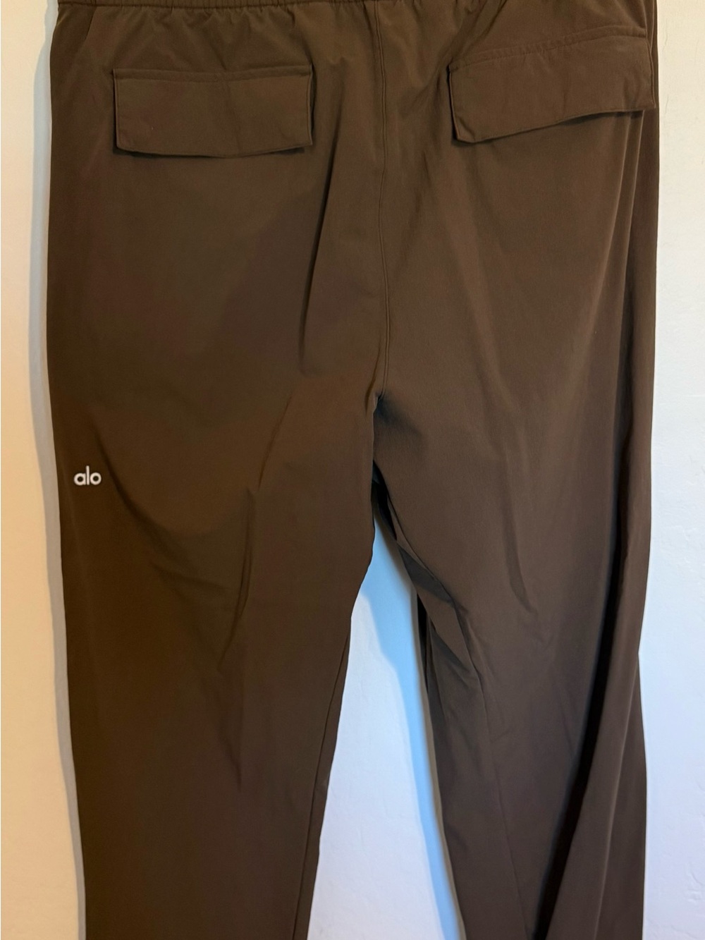 Alo Men’s Brown Performance Cargo Jogger Pants